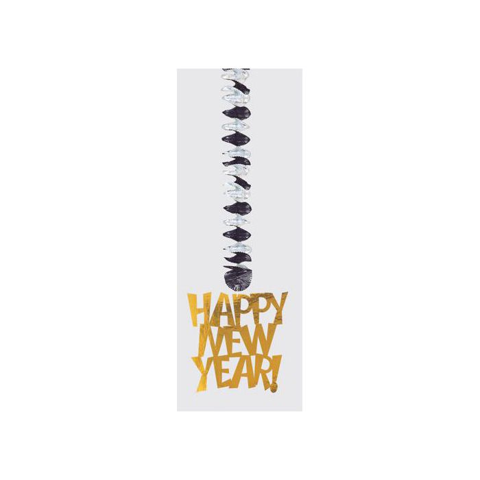 Festone Scritta Happy New Year Pz.3 Cm.76.2 main product photo