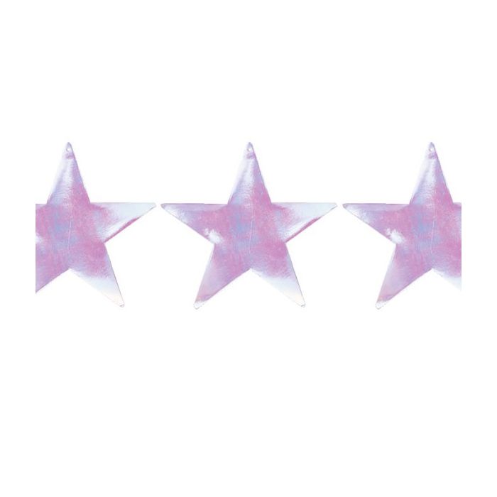 Decorazione Stella Iridescente Pz.5 Cm.38.1 main product photo
