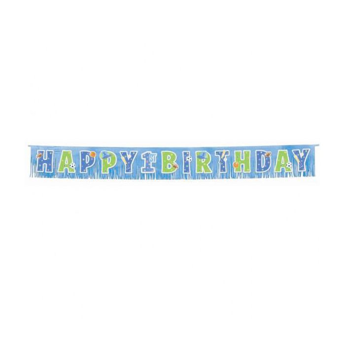 Festone 1° Compleanno Principe Pz.1 Mt.1.76 X Cm.22.9 main product photo