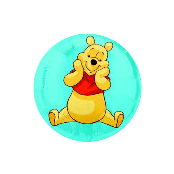 Palloncino Winnie The Pooh Pz.10 Mylar Tondo 18" Cm.45 main product photo
