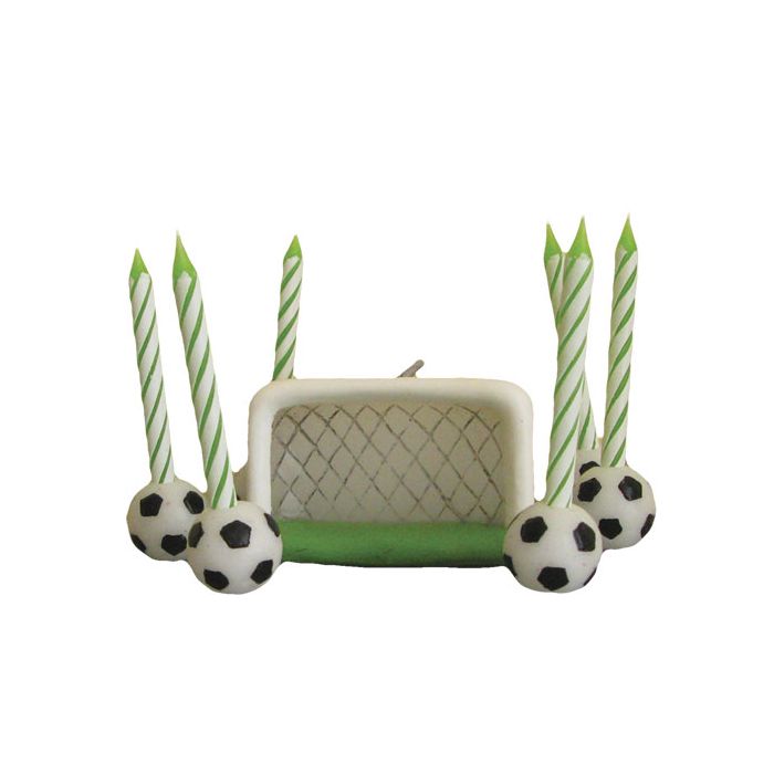 Candelina Calcio+porta+palloni Pz.6 Cm.6 X 3 X 3 main product photo