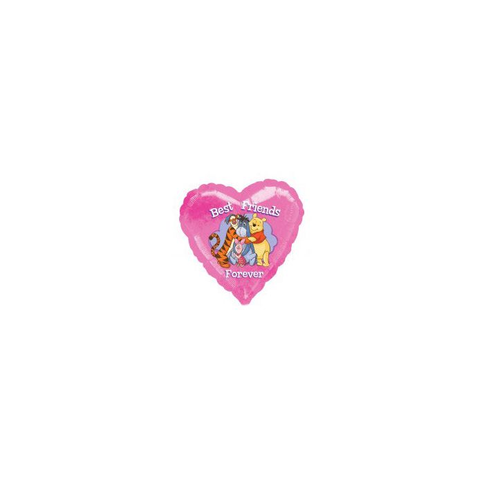 Palloncino Winnie The Pooh Amici Pz.1 Mylar Cuore 18" Cm.45 main product photo