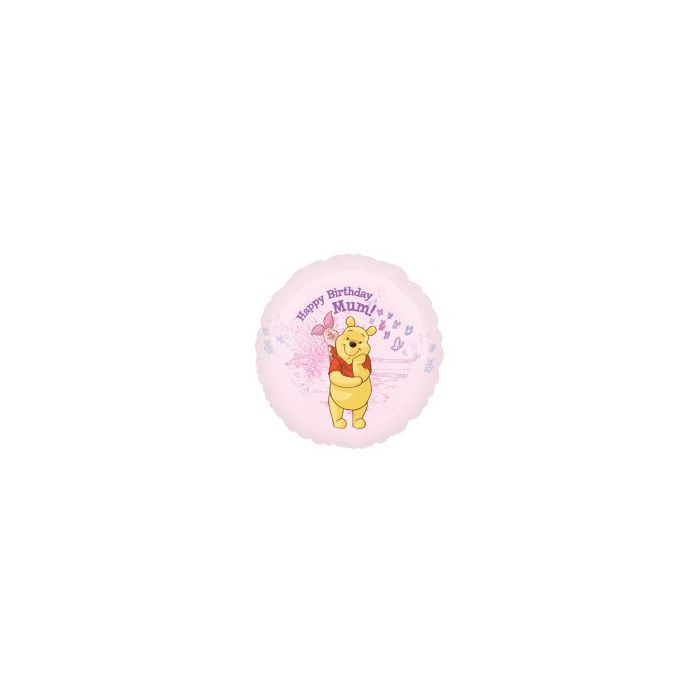 Palloncino Winnie Compleanno Pz.1 Mylar Tondo 18" Cm.45 main product photo