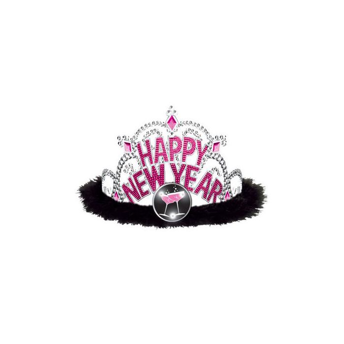 Coroncina con luce happy new year pz.1 main product photo
