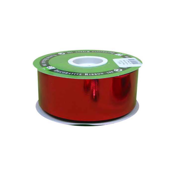 Nastro Flock Lux Met Rosso Mm50 100 Yard main product photo