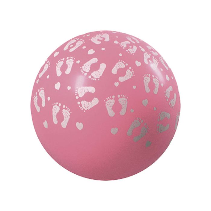 Palloncino Piedino Bambina (36") Pz.5 Colore Standard Rosa 009 Stampa Bianca Cm.90 main product photo