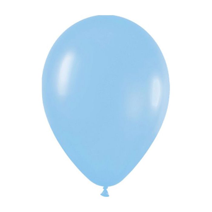 Palloncino Azzurro (440) 12" Pz.100 Colore Perlato Cm.30 main product photo