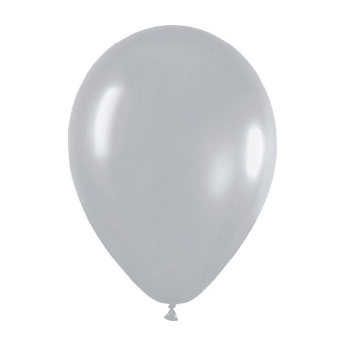 Palloncino Argento (481) 12" Pz.100 Colore Perlato Cm.30 main product photo