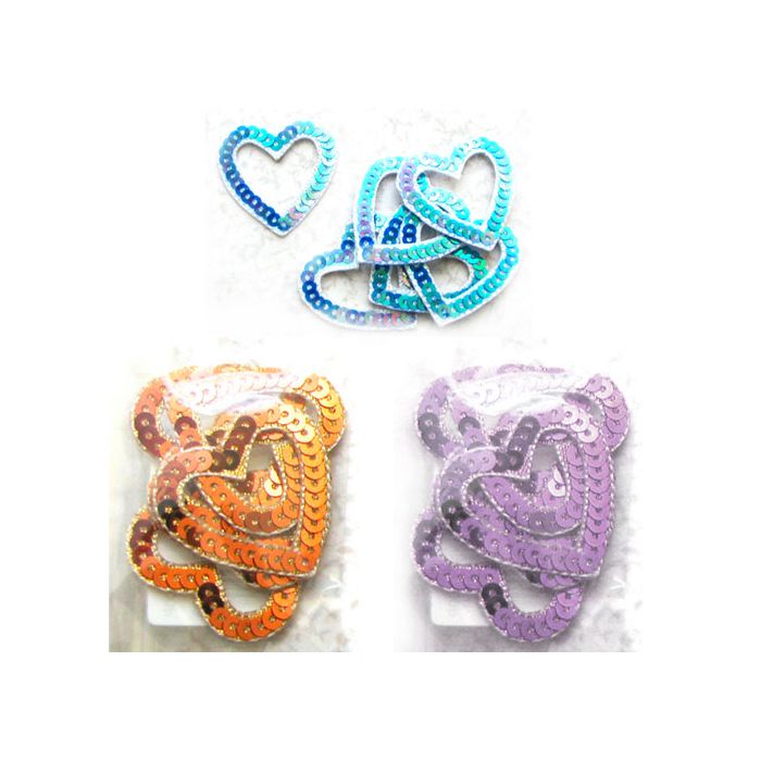 Cuore paillettes pz.6, CM.3.5 main product photo