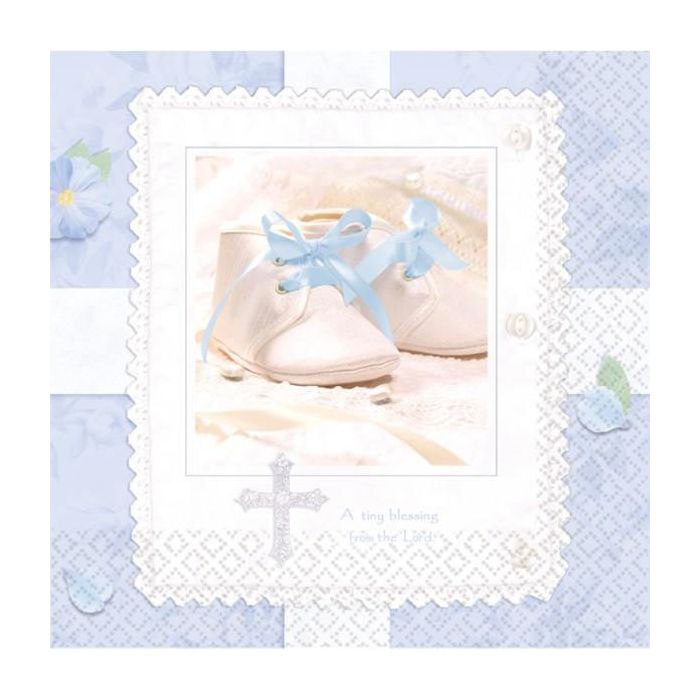 Tovaglioli Battesimo Bambino Pz.16 Cm.25x25 main product photo