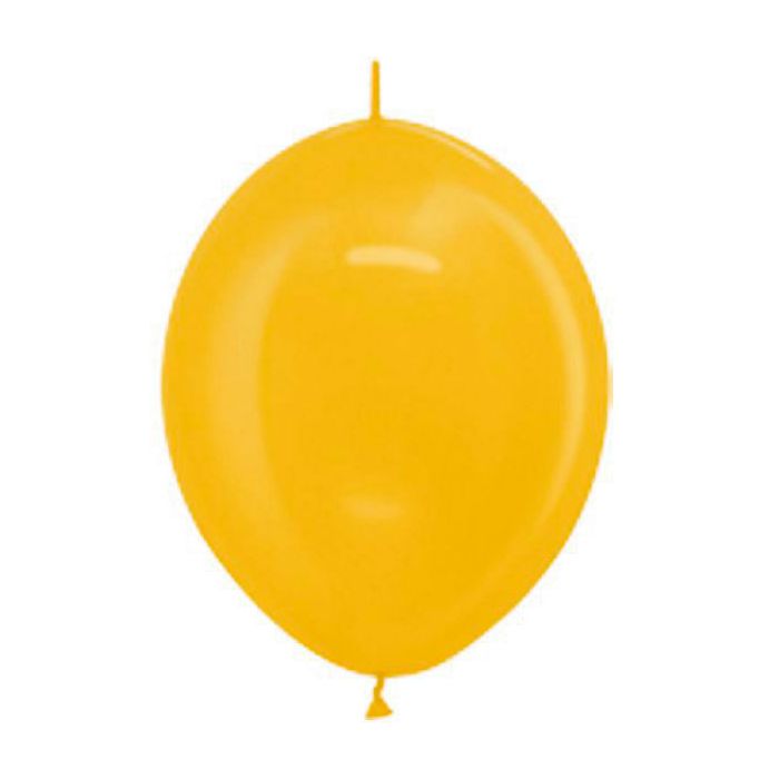 Palloncino Giallo (520) Link 6" Pz.50 Colore Metallizzato Cm.15 main product photo