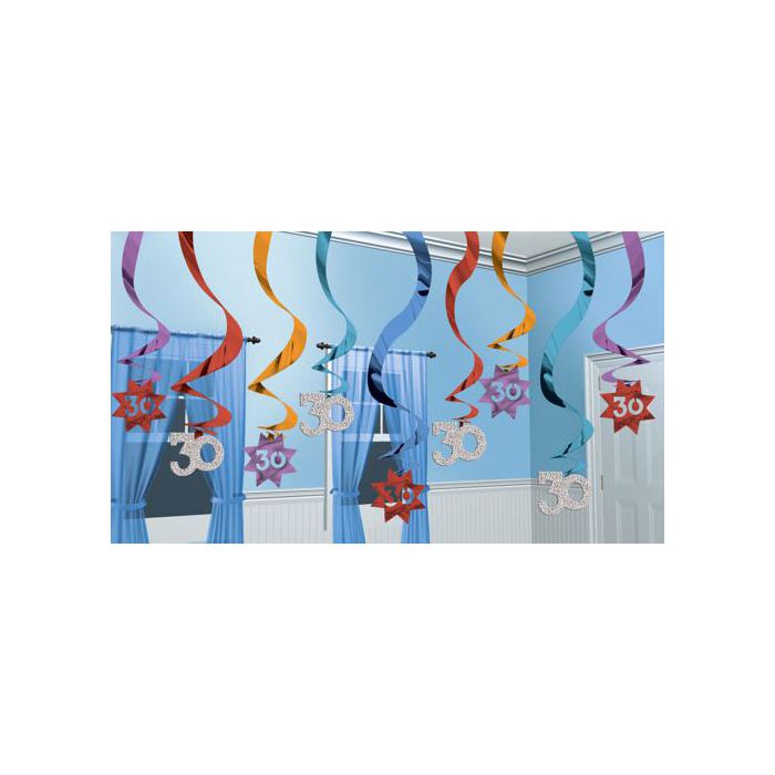 Decorazione 30 Anni Spirale Pz.15 Cm.61 main product photo