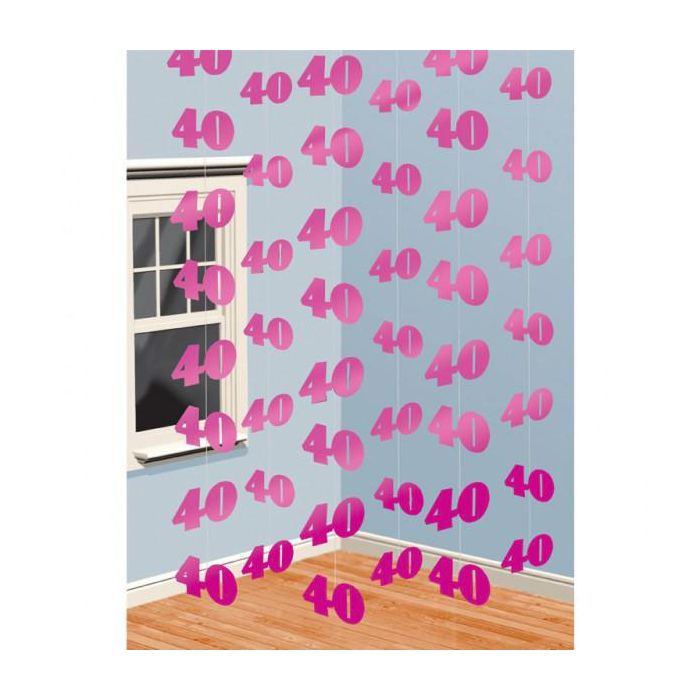 Decorazione Filare 40 Anni Pz.6 Mt.2 main product photo