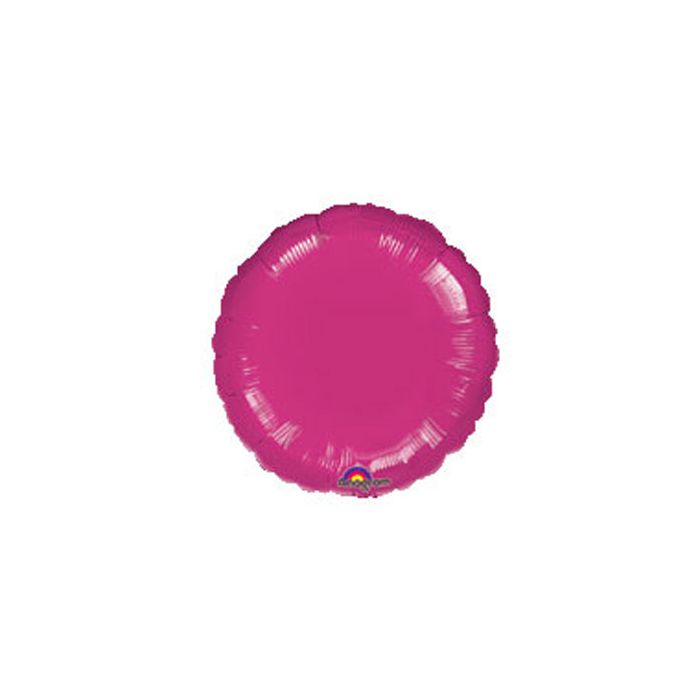 Palloncini Tondo Fuxia 18" Pz.5 Mylar Tondo 18" Cm.45 Magic Colors main product photo