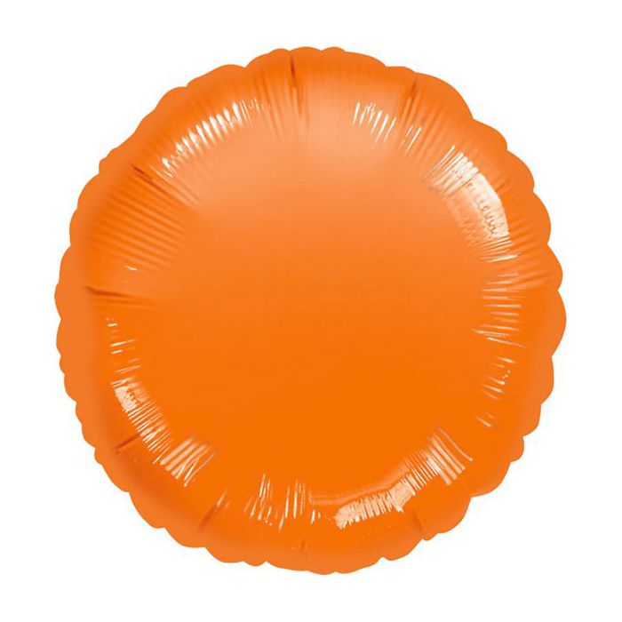 Palloncini Tondo Arancio 18" Pz.5 Mylar Tondo 18" Cm.45 main product photo