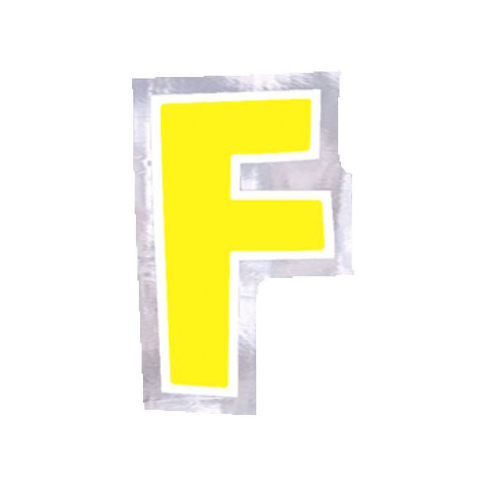 Adesivo Lettera F (48 pz) Multicolor - Sticker Palloncini Anagram main product photo