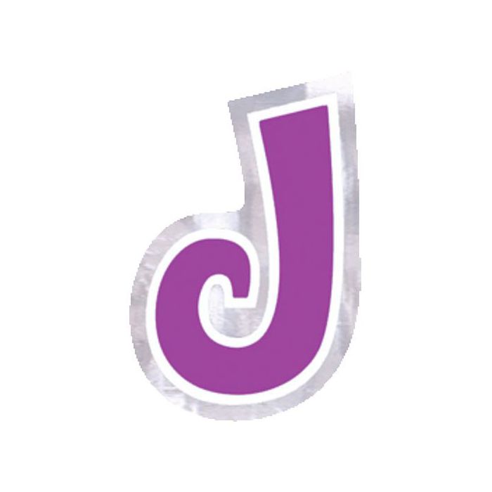 Adesivo Lettera J (48 pz) Multicolor - Sticker Palloncini Anagram main product photo