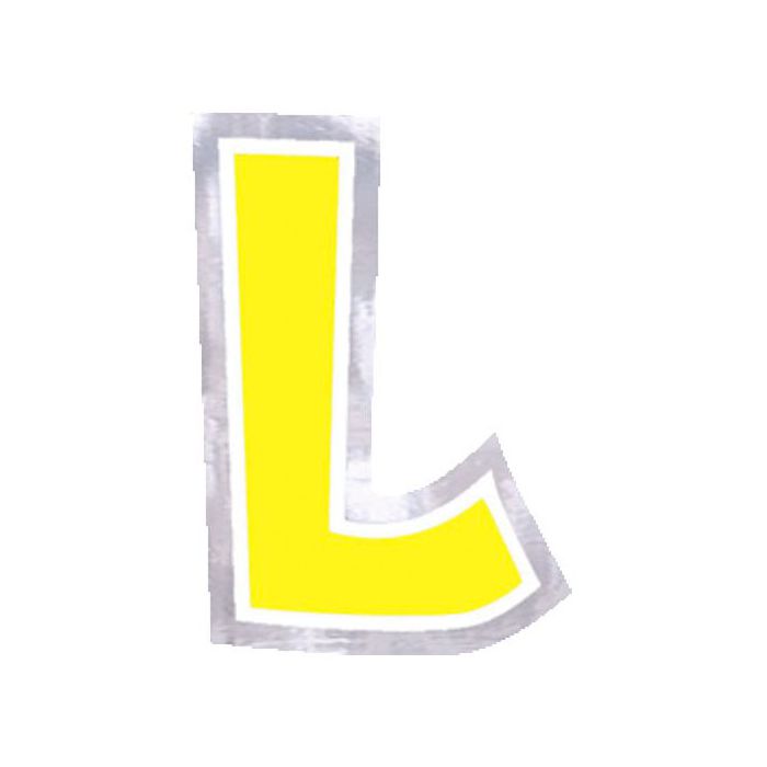 Adesivo Lettera L (48 pz) Multicolor - Sticker Palloncini Anagram main product photo