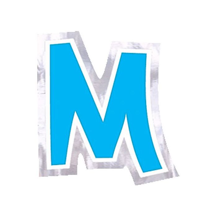 Adesivo Lettera M (48 pz) Multicolor - Sticker Palloncini Anagram main product photo