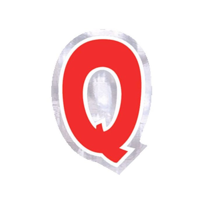 Adesivo Lettera Q (48 pz) Multicolor - Sticker Palloncini Anagram main product photo