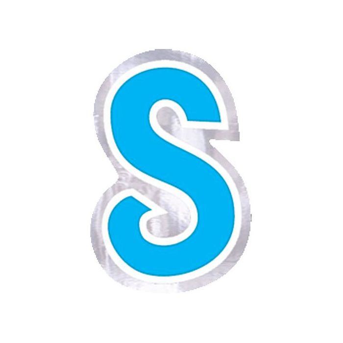 Adesivo Lettera S (48 pz) Multicolor - Sticker Palloncini Anagram main product photo