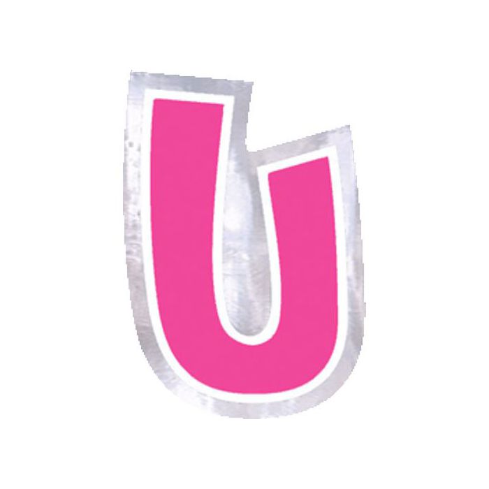 Adesivo Lettera U (48 pz) Multicolor - Sticker Palloncini Anagram main product photo