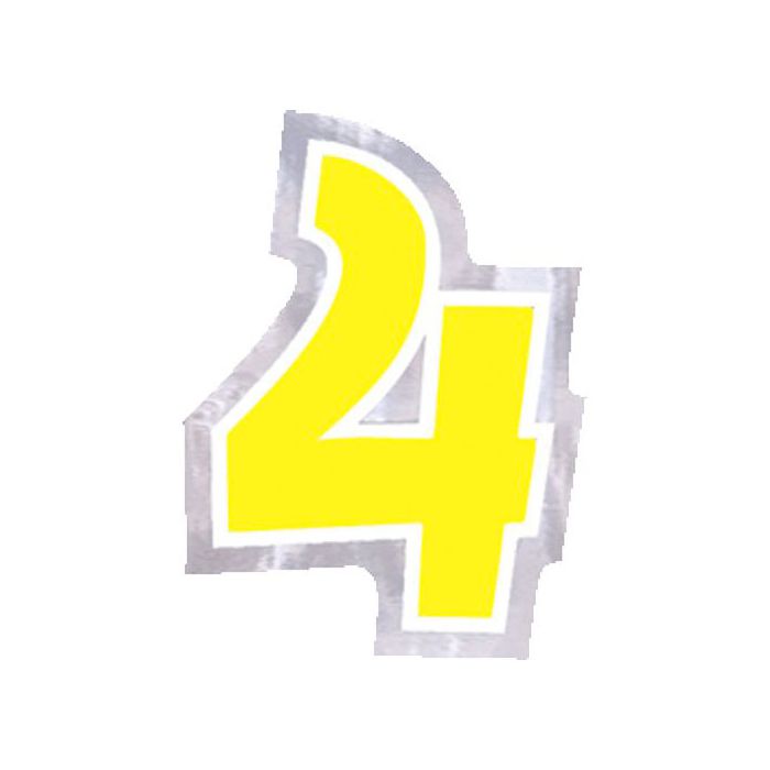 Adesivo Numero 4 (48 pz) Multicolor - Sticker Palloncini Anagram main product photo
