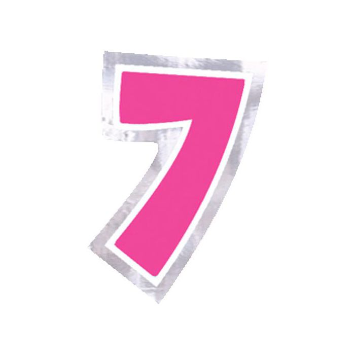 Adesivo Numero 7 (48 pz) Multicolor - Sticker Palloncini Anagram main product photo