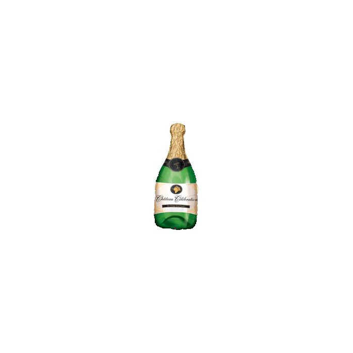 Palloncini Bottiglia Champagne Pz.5 Mylar Mini Shape Da Saldare Esclusa Bacchetta main product photo