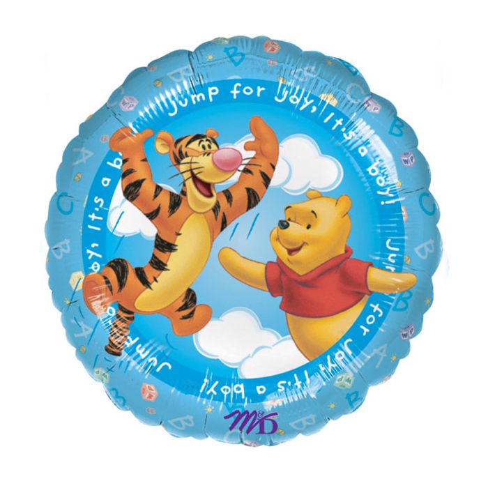 Palloncino Winnie Pooh Bambino Pz.1 Mylar Tondo 18" Cm.45 main product photo