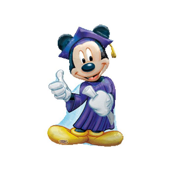 Palloncino Mickey Mouse Laurea Pz.5 Mylar Super Shape Cm.49 X 76 main product photo