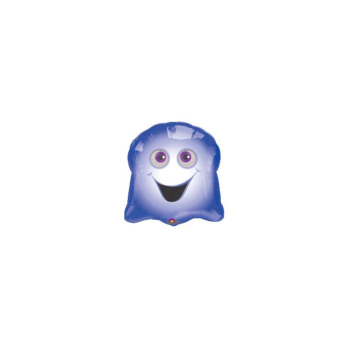 Palloncino Fantasma Halloween Pz.5 Mylar Super Shape Cm.58 X 61 Occhi Movibili main product photo