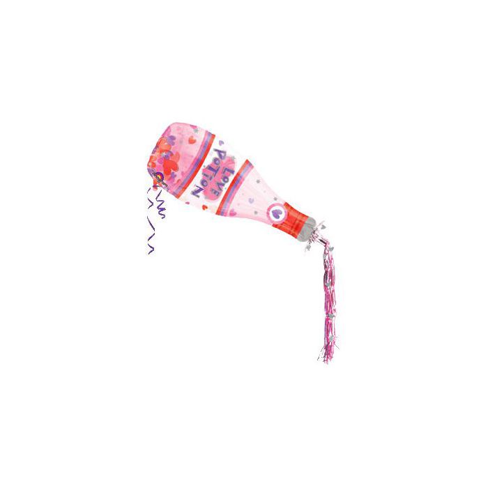 Palloncini Bottiglia Love Pz.1 Mylar Sagomato Cm.41 X Cm.117 main product photo