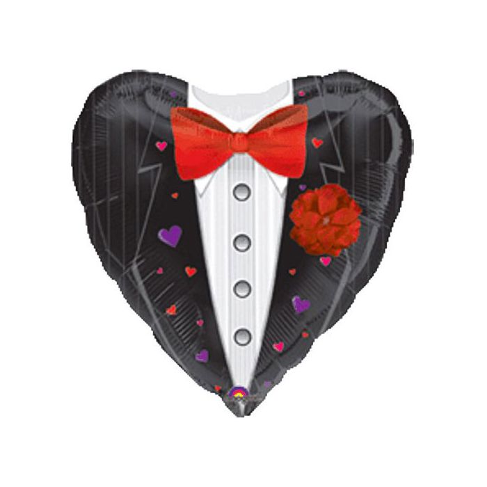 Palloncini Giacca Classic Love Pz.1 Mylar Cuore 32" Cm.81 main product photo