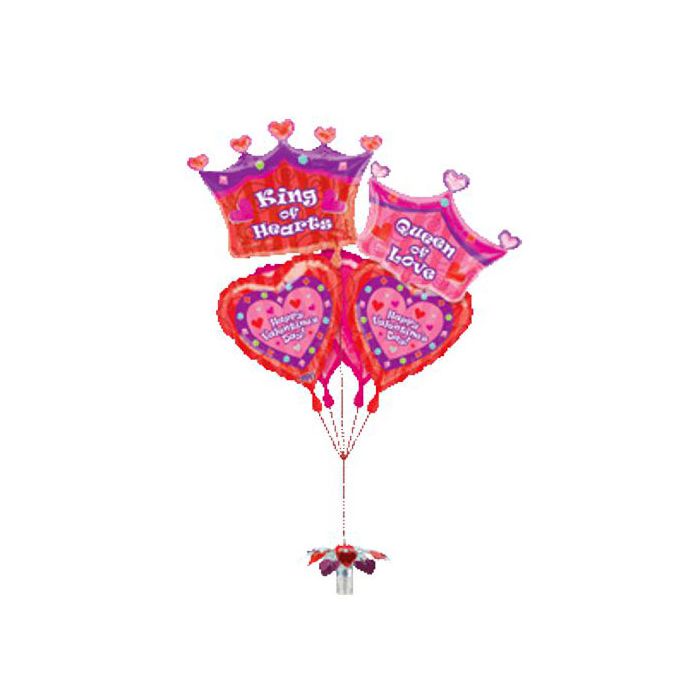 Palloncino S. Valentine Bouquet Mylar Bouquet Pz.5 main product photo