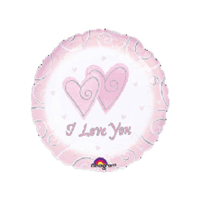 Palloncino I Love You Pz.1 Mylar Tondo 18" Cm.45 main product photo
