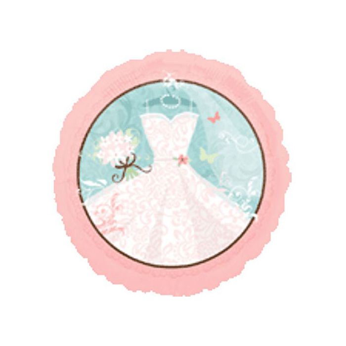 Palloncino Matrimonio Pz.1 Mylar Tondo 18" Cm.45 main product photo