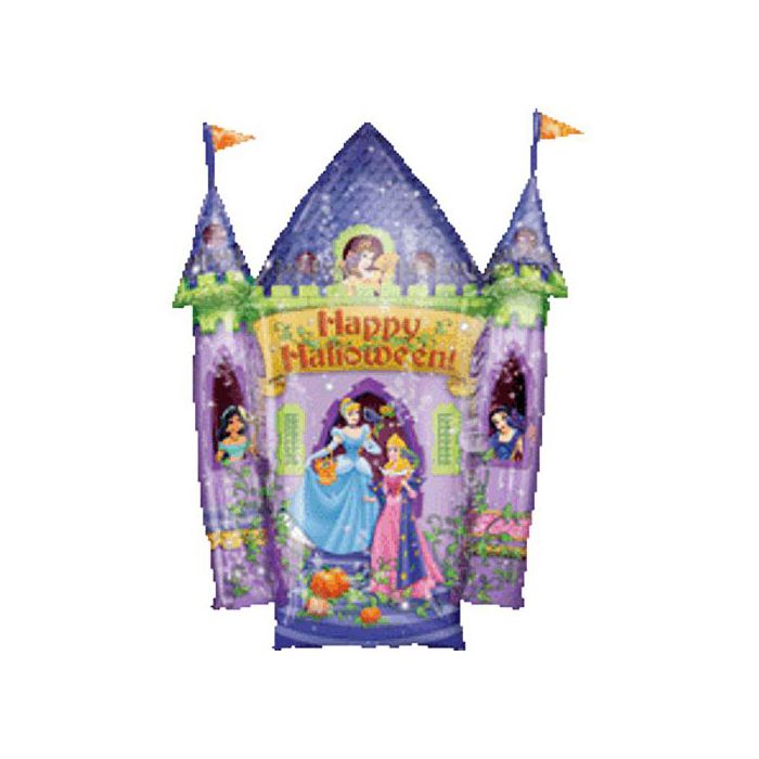 Palloncino Castello Halloween Pz.1 Mylar Sagomato Cm.66 X 89 main product photo