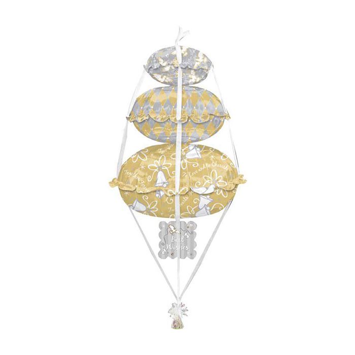 Palloncino Matrimonio Pz.1 Mylar Con Peso Decorato main product photo