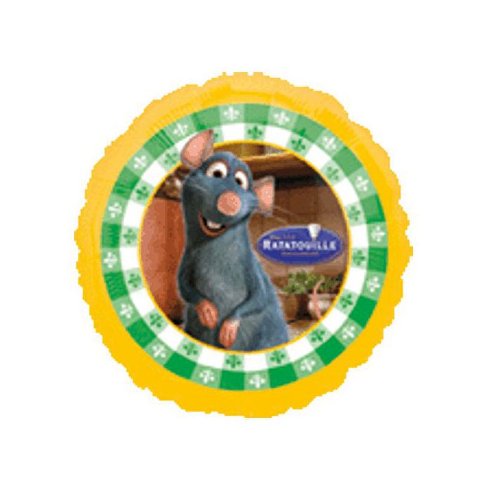 Palloncino Ratatouille Pz.1 Mylar Tondo 18" Cm.45 main product photo