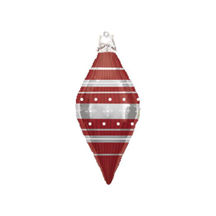 Palloncino Rosso Holiday Ornament Pz.1 Mylar Sagomato Cm.41 X 94 main product photo