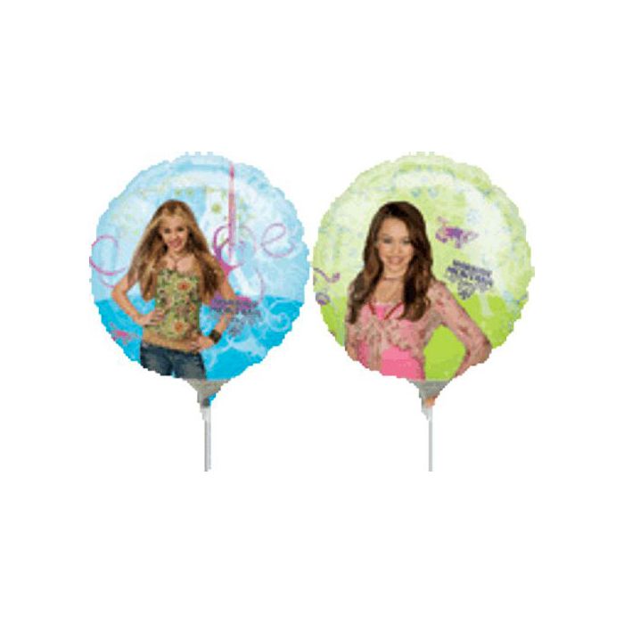 Palloncino Hannah Montana Pz.5 Mylar Mini 9" Cm.23 Da Saldare Esclusa Bacchetta main product photo