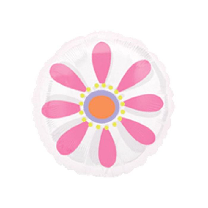 Palloncino Fiore Pastello Pz.1 Mylar Tondo 18" Cm.45 main product photo