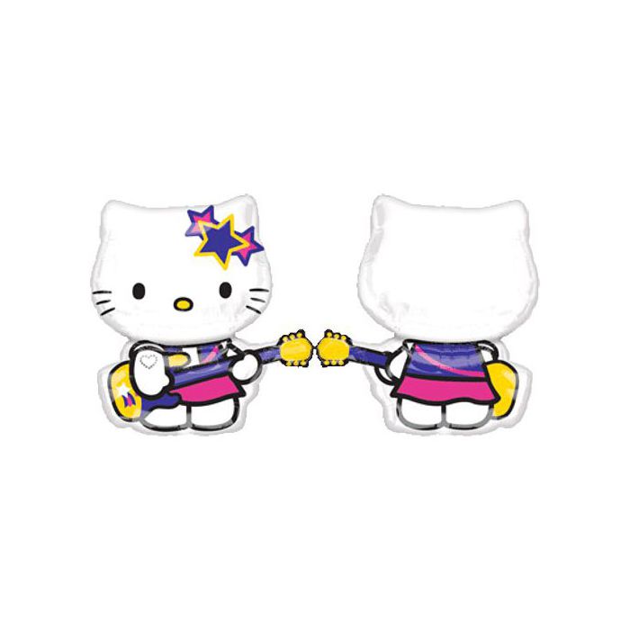 Palloncino Hello Kitty Rock Star Pz.1 Mylar Sagomato Cm.61 X Cm.69 main product photo
