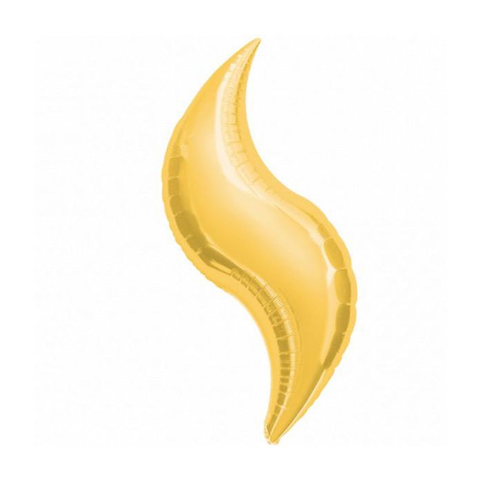 Palloncino Curve Oro (36") Pz.3 Mylar Curva 36" Cm.91 main product photo