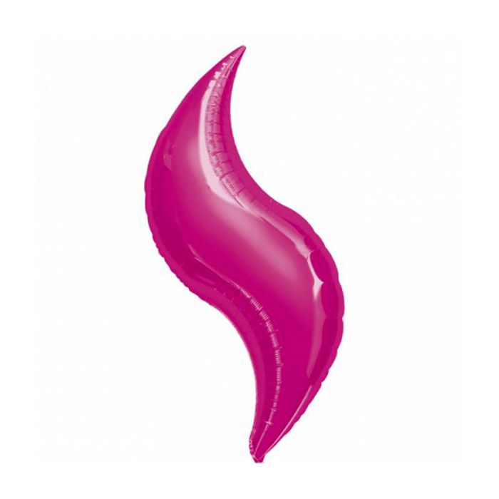 Palloncino Curve Fuxia (19") Pz.5 Mylar Curva 19" Cm.48 main product photo