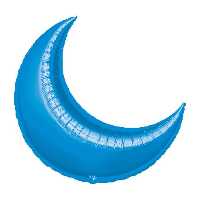 Palloncino Luna Blu (35") Pz.3 Mylar Luna 35" Cm.90 main product photo