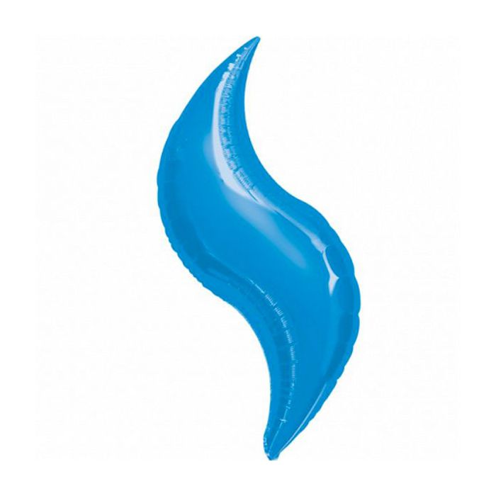 Palloncino Curve Blu (28") Pz.3 Mylar Curva 28" Cm.71 main product photo