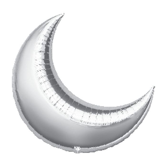 Palloncino Luna Argento (35") Pz.3 Mylar Luna 35" Cm.90 main product photo