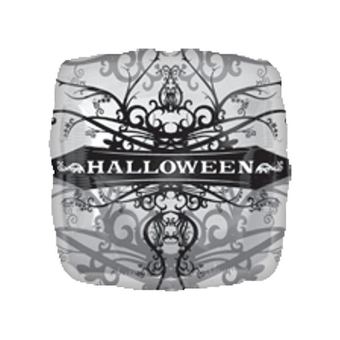 Palloncino Halloween Tattoo Pz.1 Mylar Quadrato 18" Cm.45 main product photo
